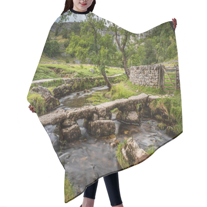 Personality  Low Bridge In Malham Cove Hair Cutting Cape