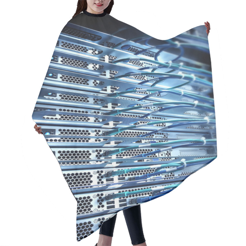 Personality  Server And Cables Hair Cutting Cape