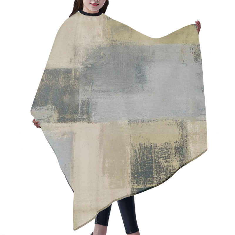 Personality  Neutral Abstract Art Painting Hair Cutting Cape