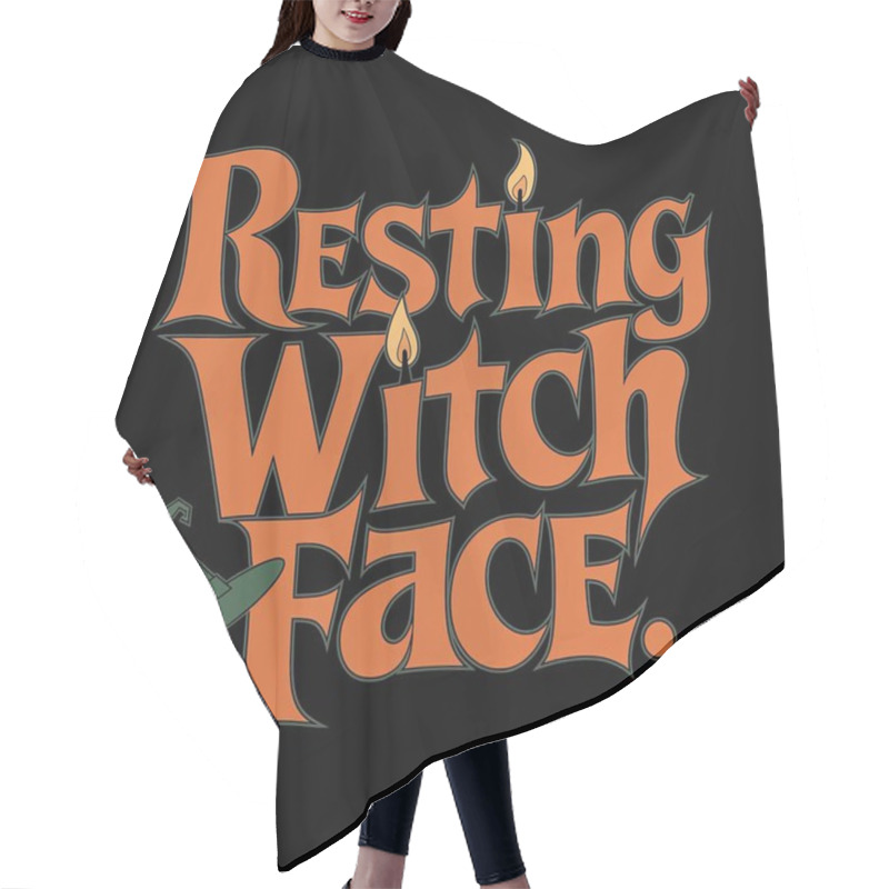 Personality  Resting Witch Face T-Shirt, Witch Humor Shirt, Spooky Apparel, Halloween Shirt Design, Witchy Vibes T-shirt, Funny Witch T-shirt, Witch Face Graphic, Halloween Costume Shirt, Cute Witch Shirt, Witch Hair Cutting Cape