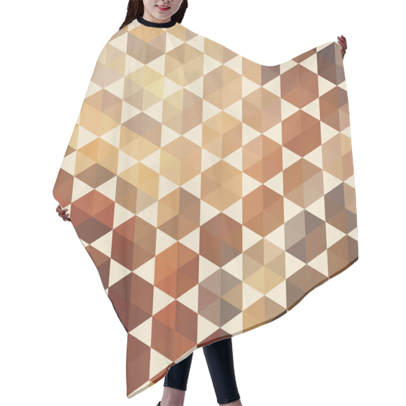 Personality  Retro Pattern Of Geometric Hexagon Shapes Hair Cutting Cape