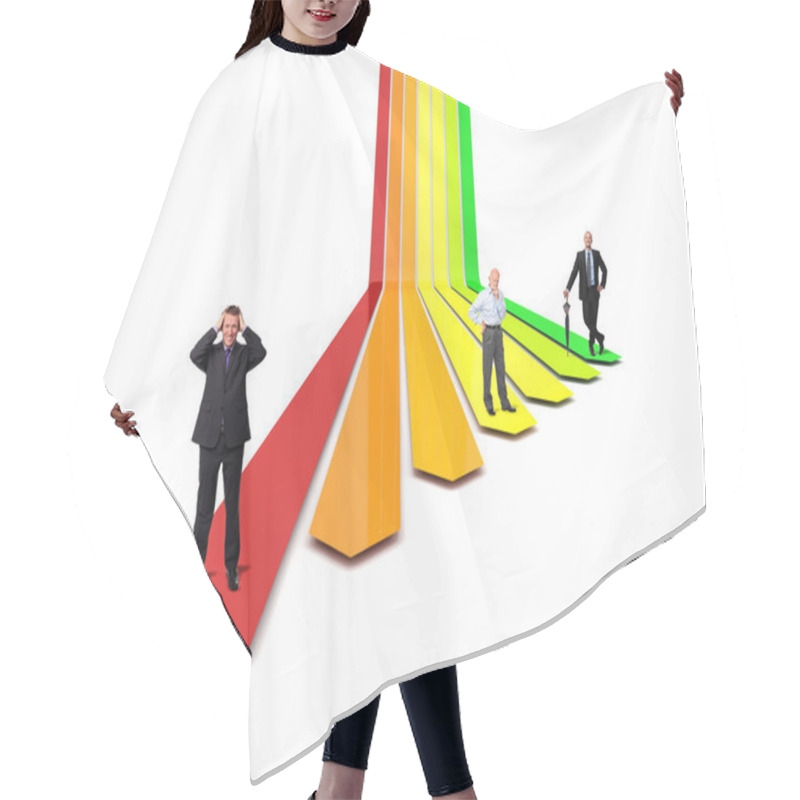 Personality  Energetic Class People Hair Cutting Cape