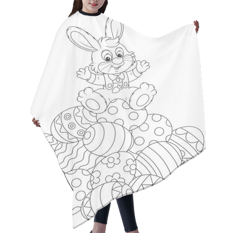 Personality  Easter Bunny Hair Cutting Cape