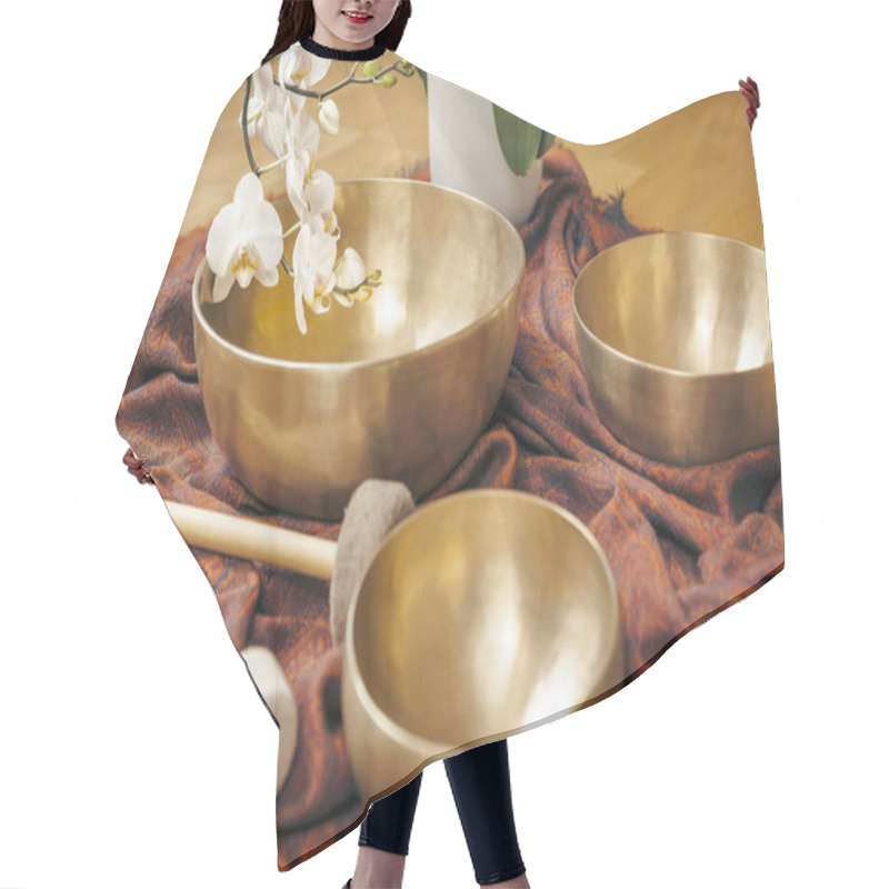 Personality  Singing Bowls Hair Cutting Cape