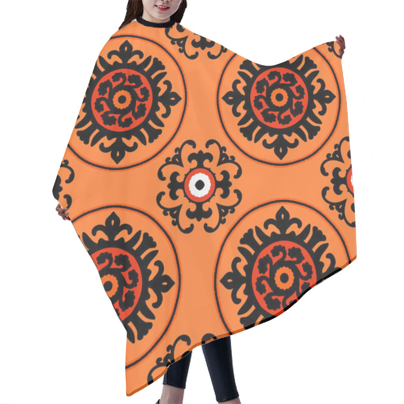 Personality  Suzani Pattern Hair Cutting Cape