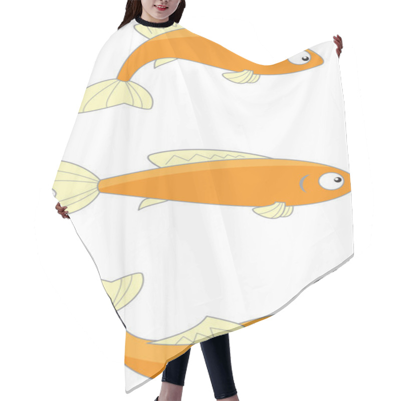 Personality  Cartoon Fish Hair Cutting Cape