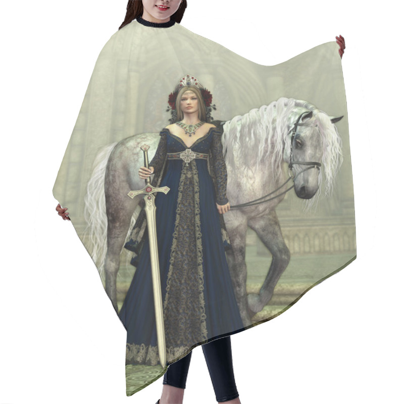 Personality  Lady Of The Castle Hair Cutting Cape