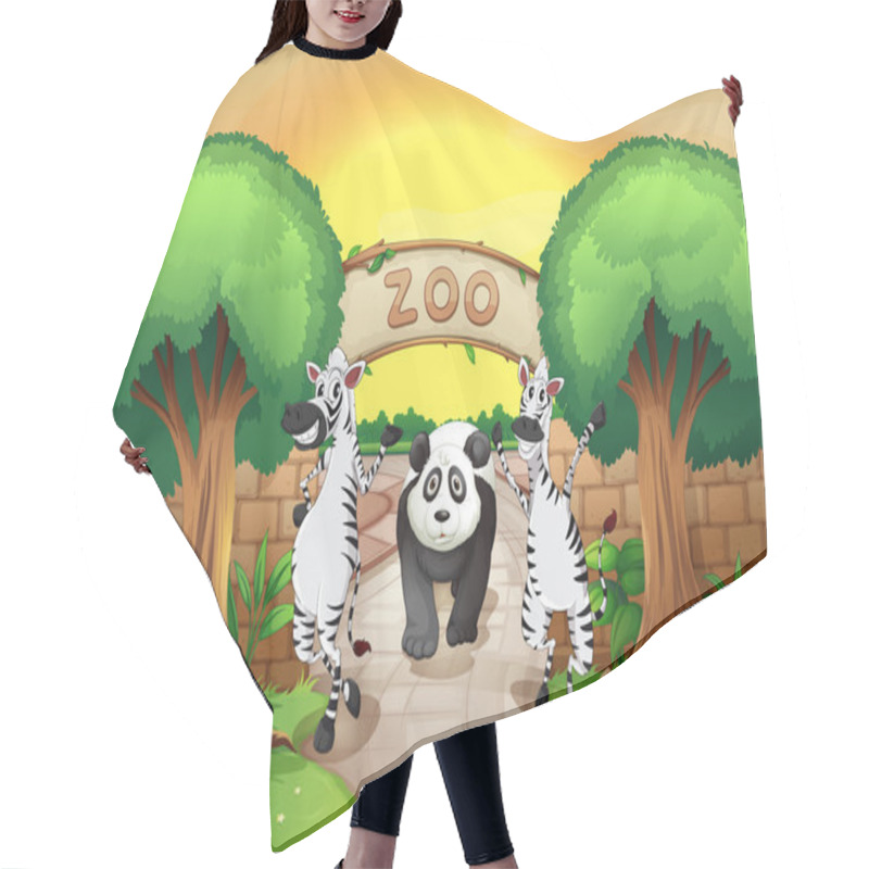 Personality  A Zoo And The Animals Hair Cutting Cape