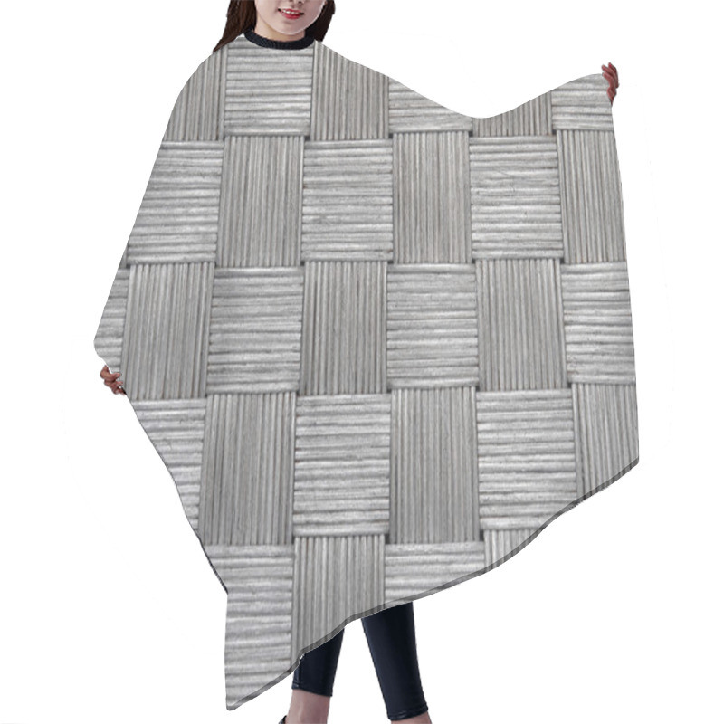 Personality  Silver Wicker Background Hair Cutting Cape