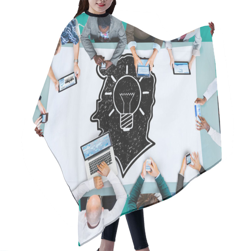 Personality  People And Creativity Concepts Hair Cutting Cape