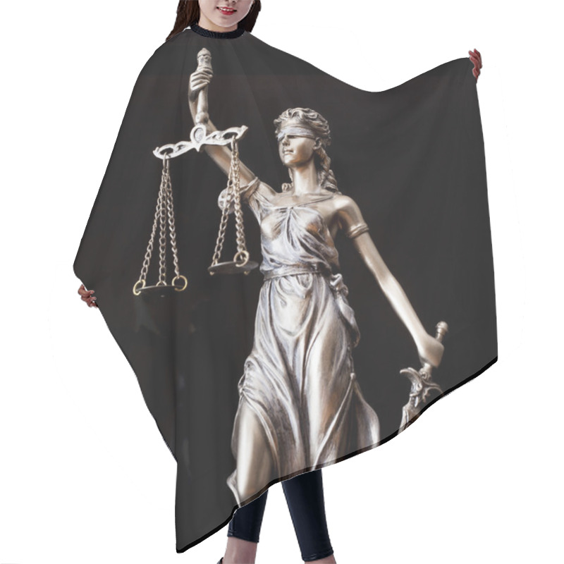 Personality  Statue Of Justice Hair Cutting Cape