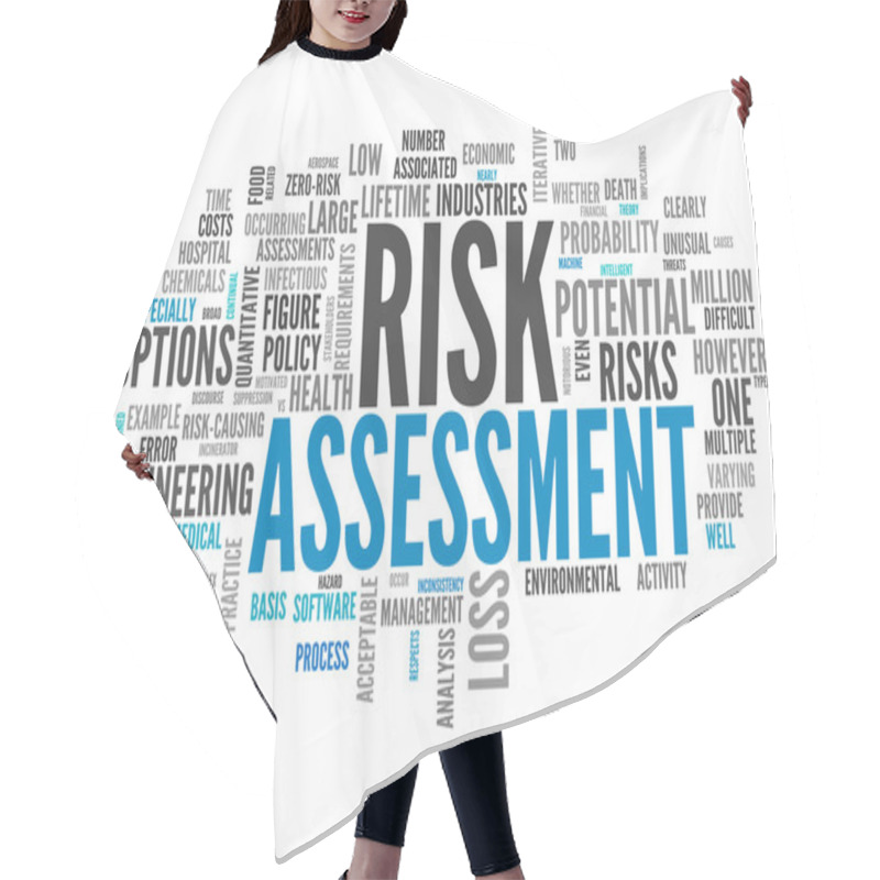 Personality  Word Cloud Risk Assessment Hair Cutting Cape