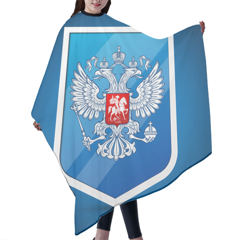 Personality  Coat Of Arms Of The Russian Federation Hair Cutting Cape