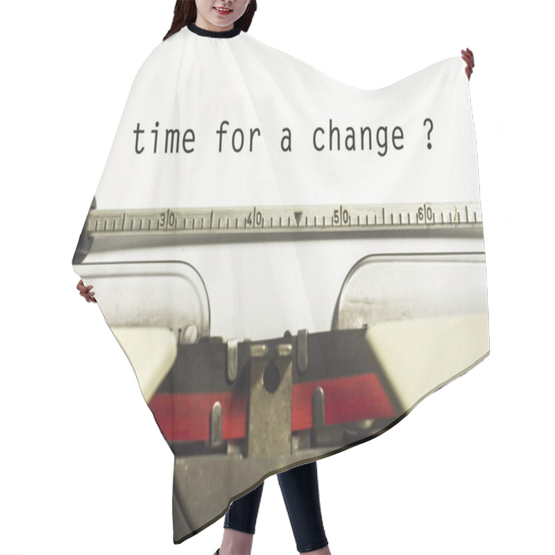 Personality  Time For A Change Hair Cutting Cape