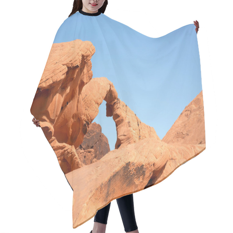 Personality  Stone Arch In The Valley Of Fire Hair Cutting Cape