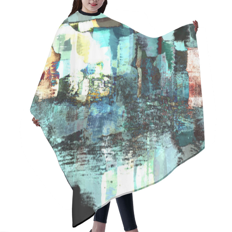 Personality  Surreal Abstract Background In Digital Art Hair Cutting Cape