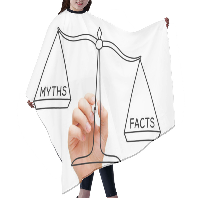 Personality  Facts Myths Scale Concept Hair Cutting Cape