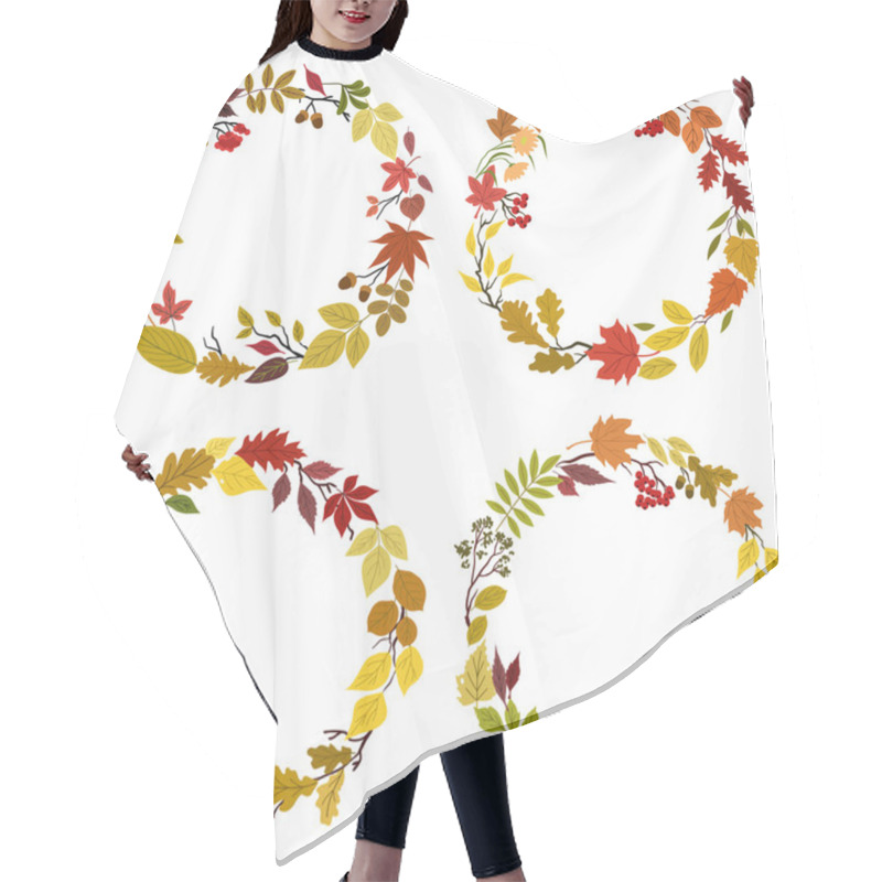 Personality  Frames And Borders With Fallen Leaves Hair Cutting Cape