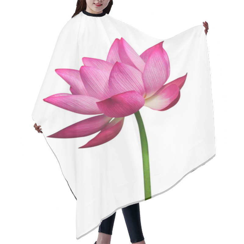 Personality  Beauty Lotus Flower. Hair Cutting Cape