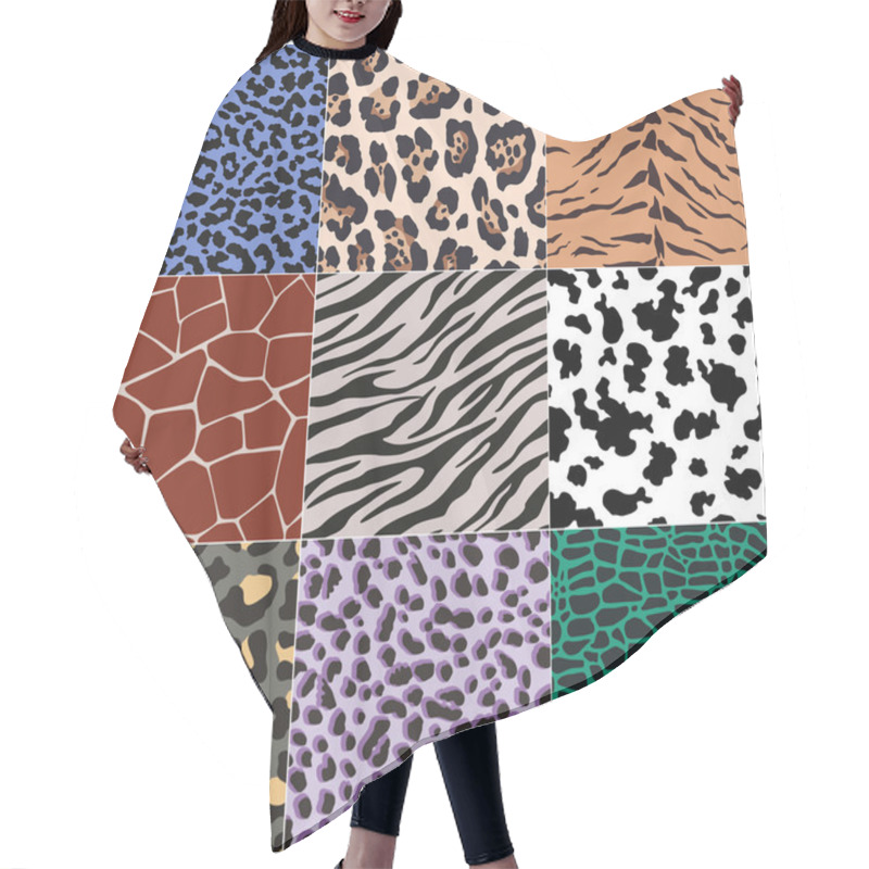 Personality  Wild Animals Print Pattern Hair Cutting Cape