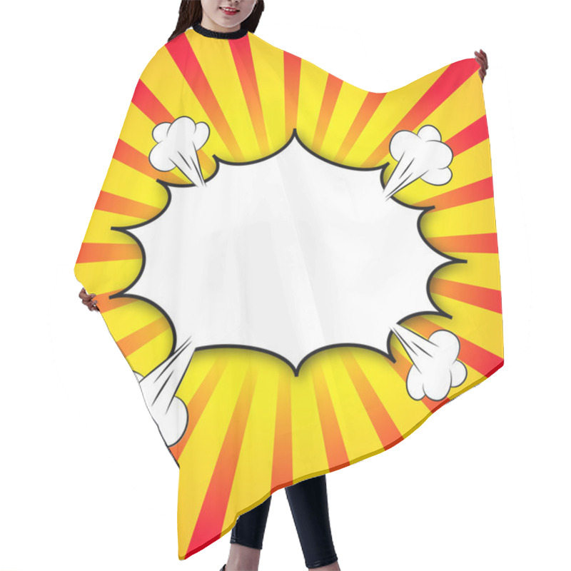 Personality  COMIC BOOK BANG Illustration Hair Cutting Cape