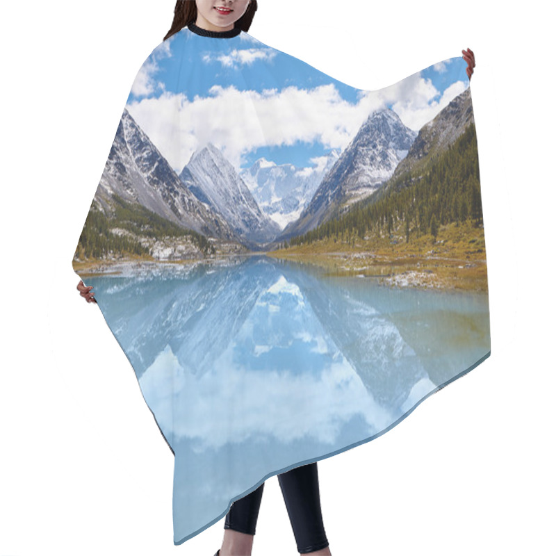 Personality  Mountain Lake Hair Cutting Cape