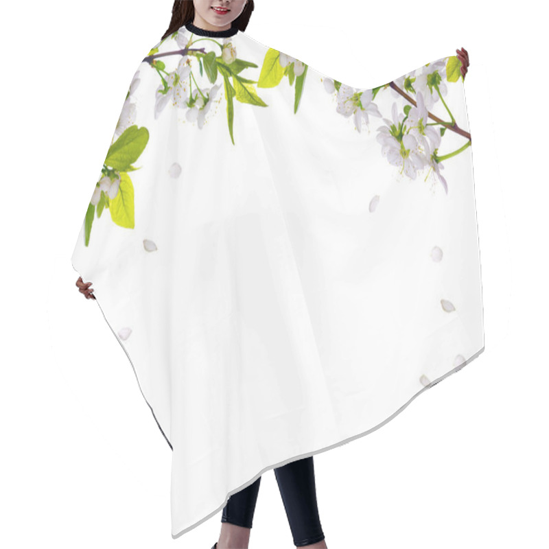 Personality  Cherry-tree Flowers Half Frame And Falling Petals Hair Cutting Cape