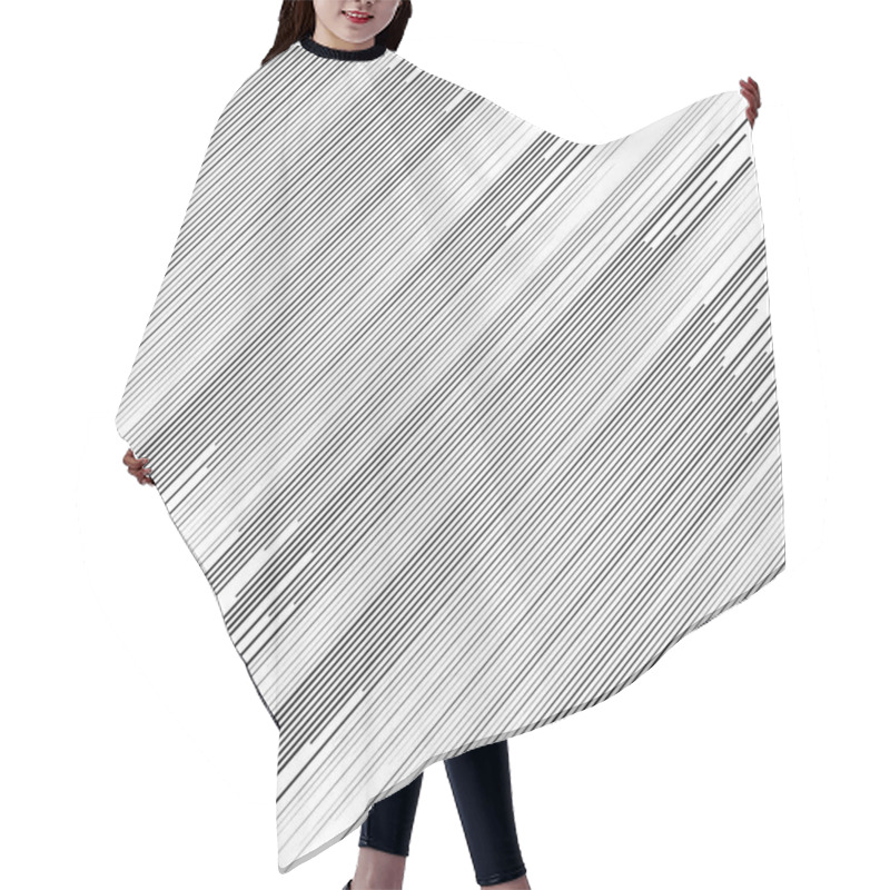 Personality  Irregular Dynamic Lines  Pattern.  Hair Cutting Cape