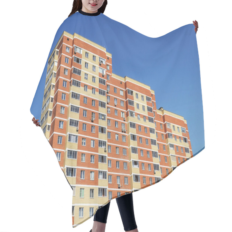 Personality  New Multi-storey Orange Dwelling House Hair Cutting Cape