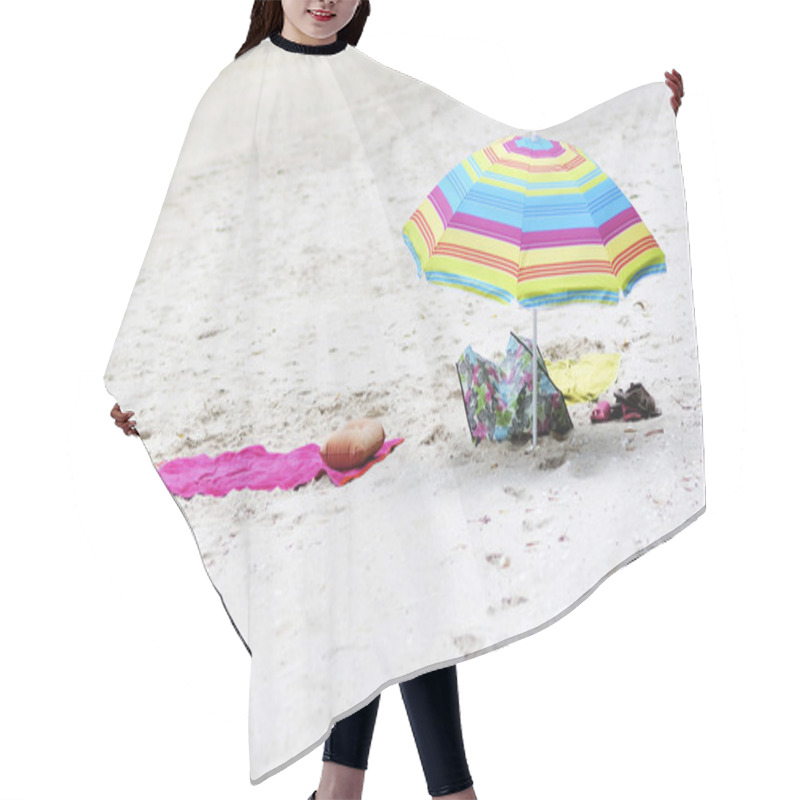 Personality  Beach Umbrella Hair Cutting Cape