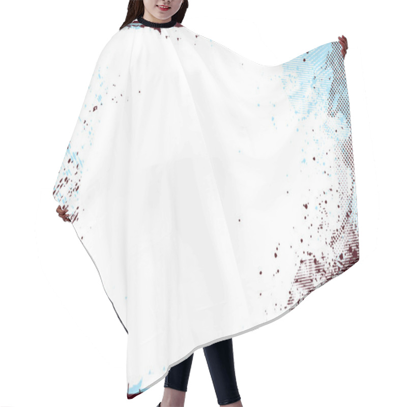 Personality  Abstract Grunge Border Design Hair Cutting Cape