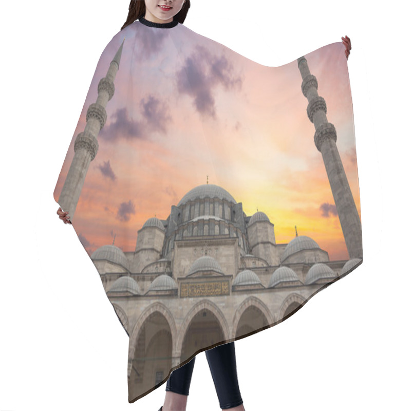 Personality  Amazing Sunrise Over Blue Mosque, Beautiful Sky And Architecture Hair Cutting Cape