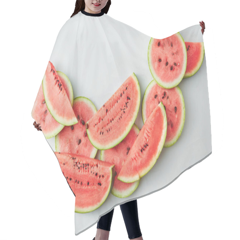 Personality  Many Slices Of Watermelon Hair Cutting Cape