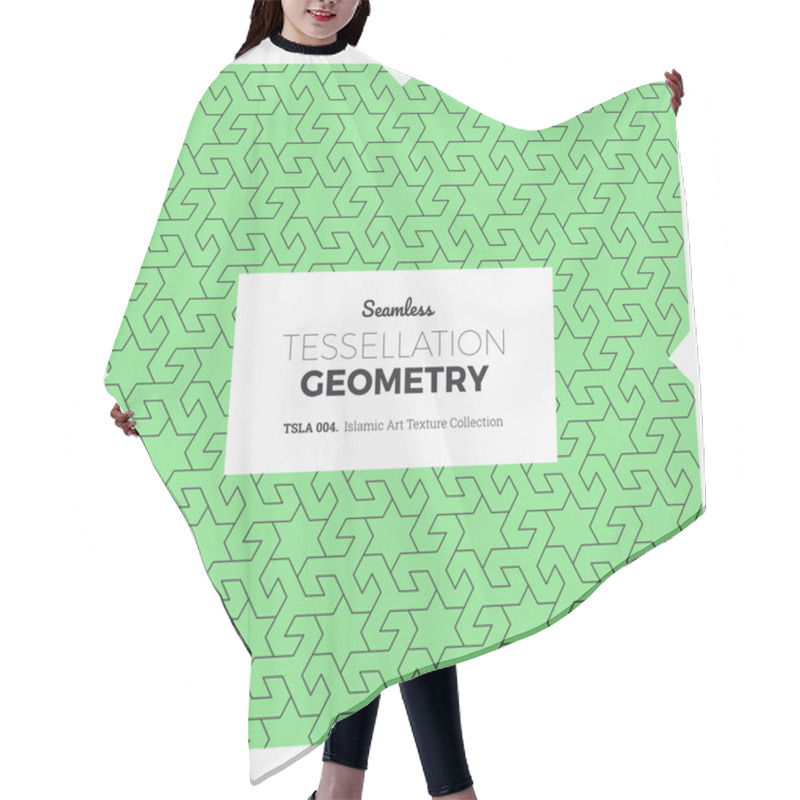 Personality  Tessellation Geometry Pattern Hair Cutting Cape