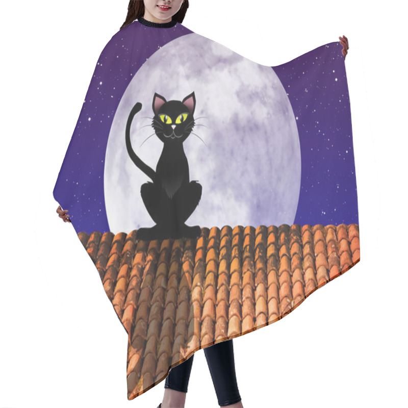 Personality  Cats On Roof Hair Cutting Cape