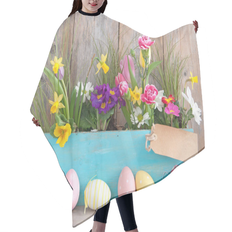 Personality  Easter Background Hair Cutting Cape