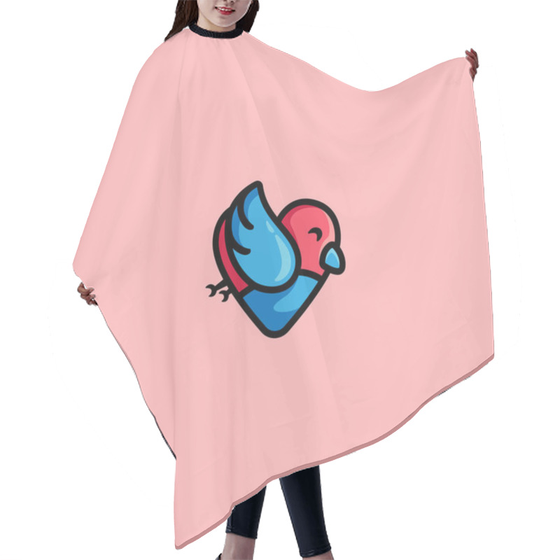 Personality  Creative Design For Bird Love Hair Cutting Cape