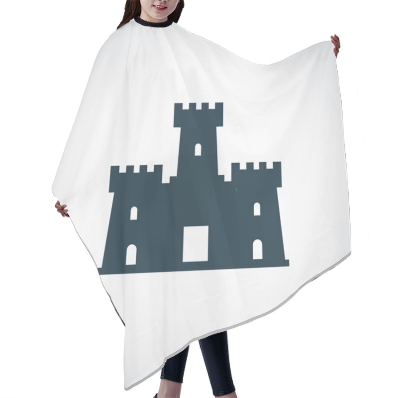 Personality  Castle Icon Hair Cutting Cape