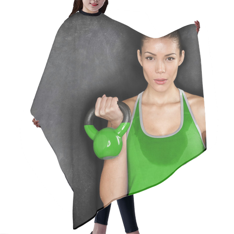 Personality  Fitness Woman Hair Cutting Cape