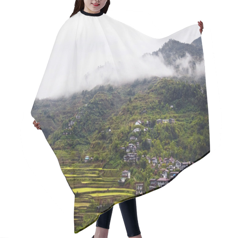 Personality  Banaue Rice Terraces Hair Cutting Cape