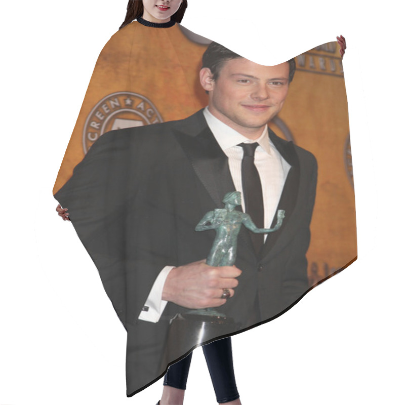 Personality  Cory Monteith Hair Cutting Cape