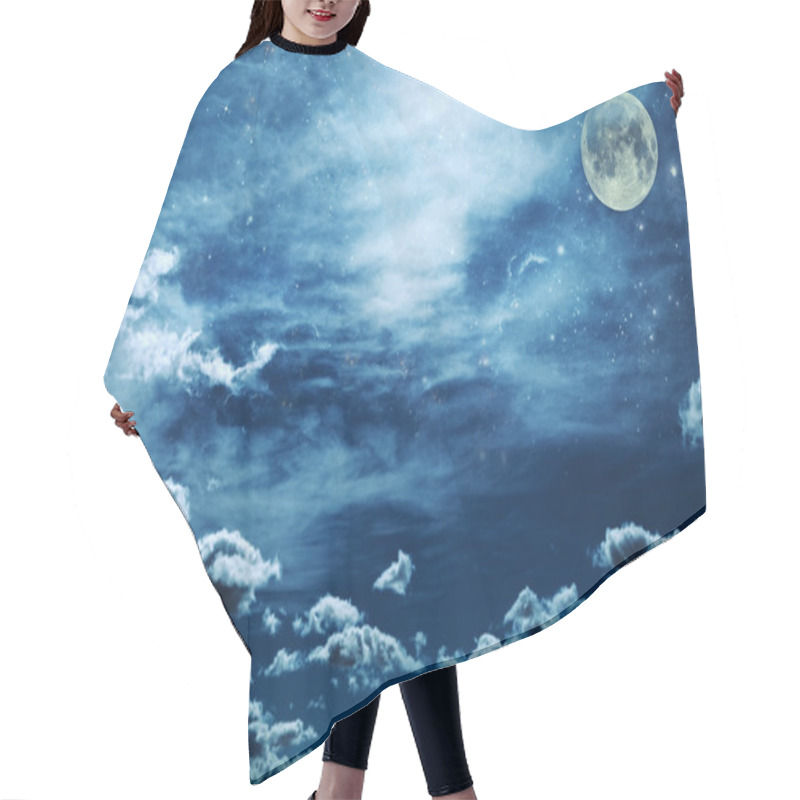 Personality  Night Sky With Stars Hair Cutting Cape