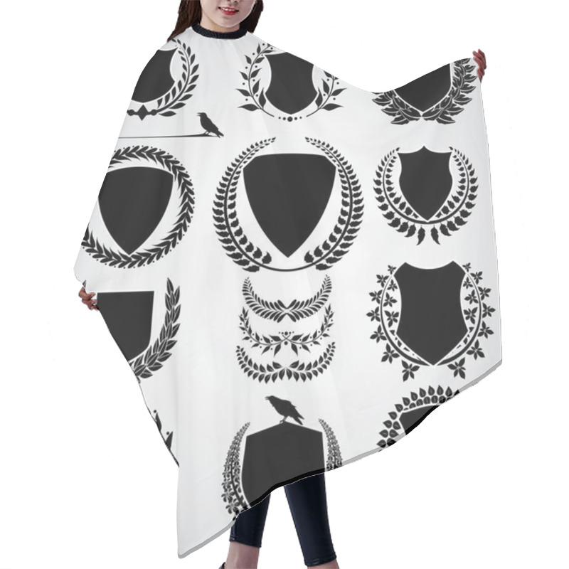 Personality  Set - Shield And Laurel Wreath Hair Cutting Cape