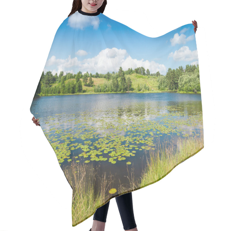 Personality  Landscape With Lake Hair Cutting Cape