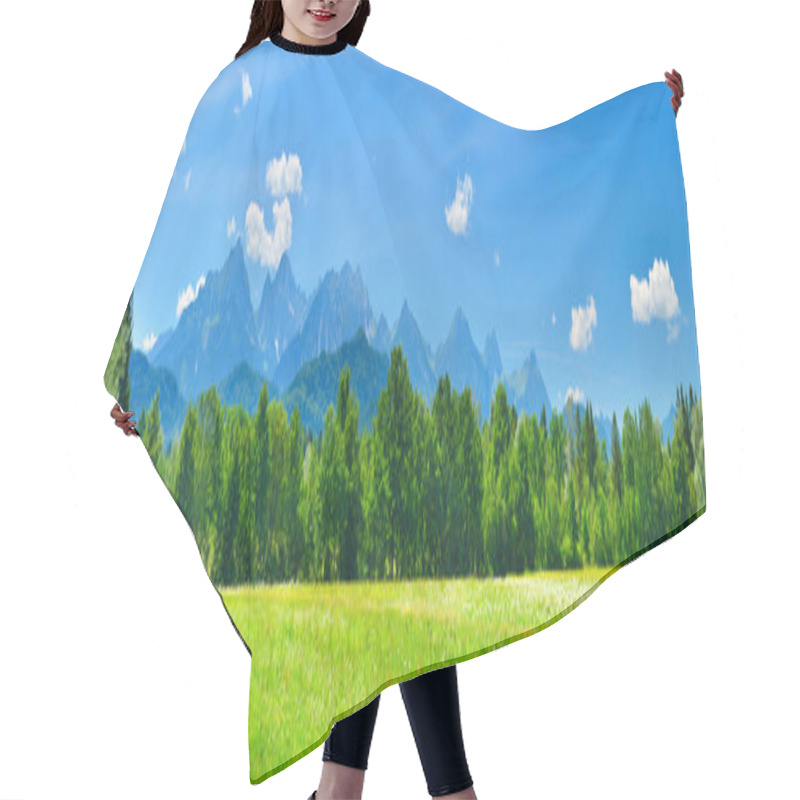 Personality  Summer Mountains Panorama, Germany Hair Cutting Cape