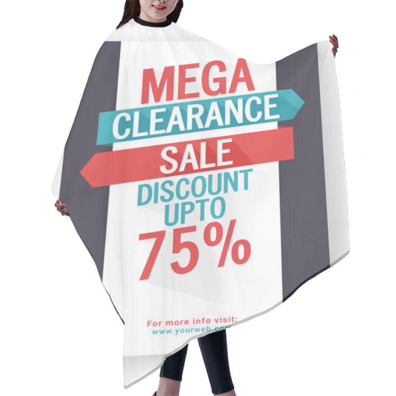 Personality  Mega Clearance Sale Poster, Banner Or Flyer. Hair Cutting Cape