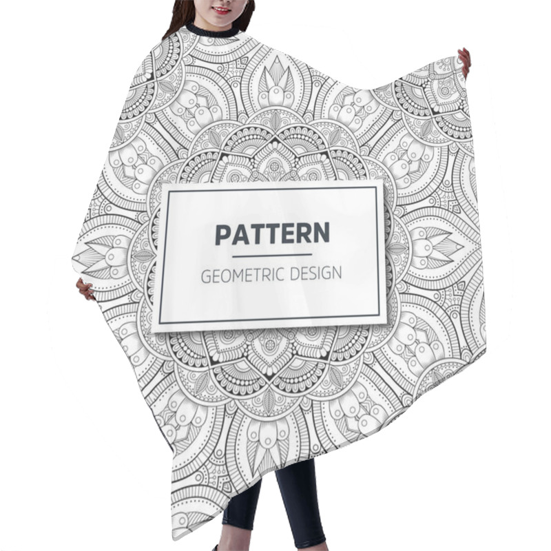 Personality  Seamless Ethnic And Tribal Pattern Hair Cutting Cape