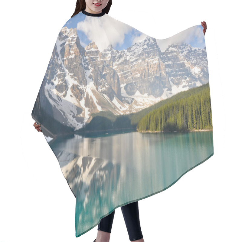 Personality  Moraine Lake, Rocky Mountains, Canada Hair Cutting Cape