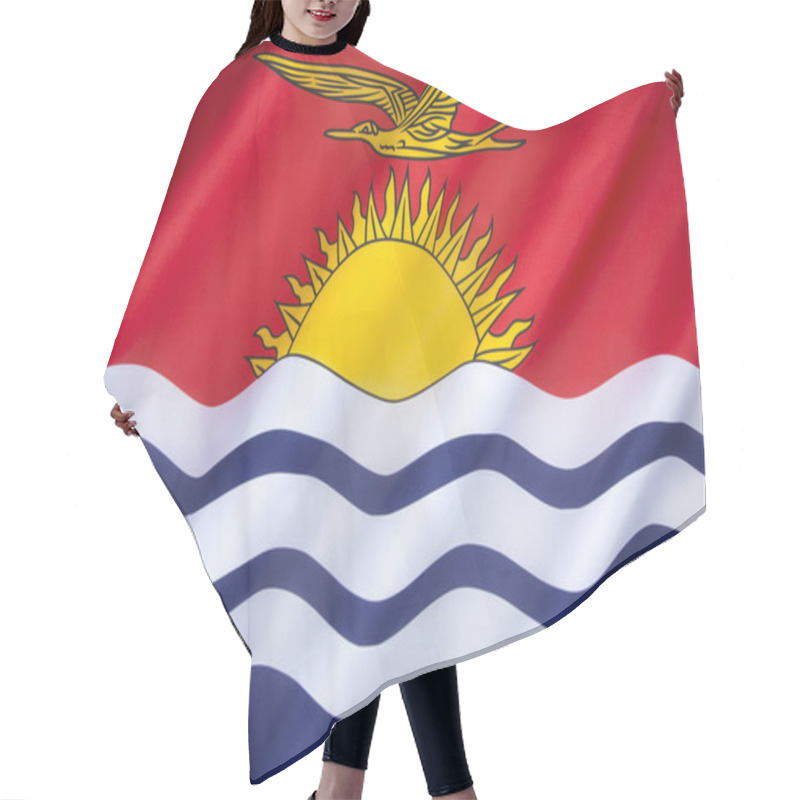 Personality  Flag Of Kiribati Hair Cutting Cape