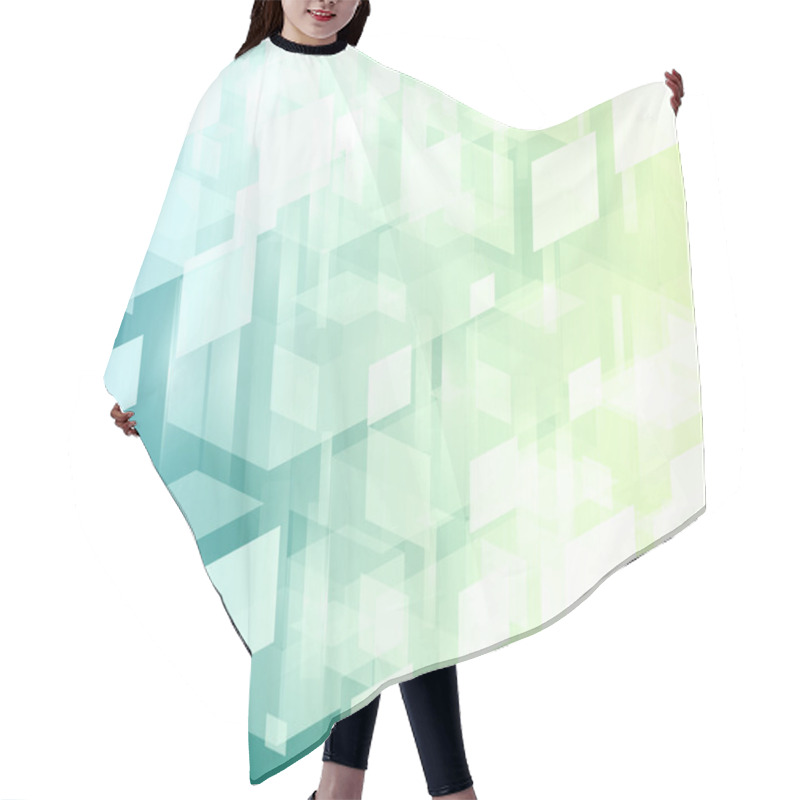 Personality  Abstract Technology Futuristic Lines Vector Background  Hair Cutting Cape